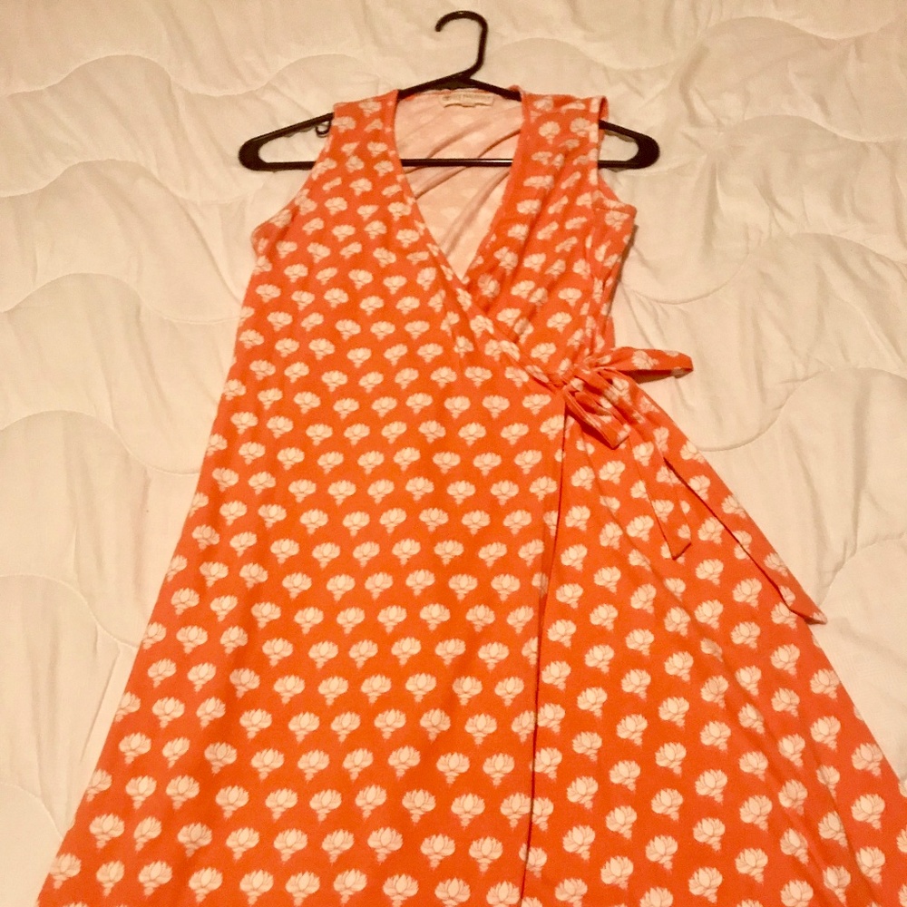 Organic summer wrap dress